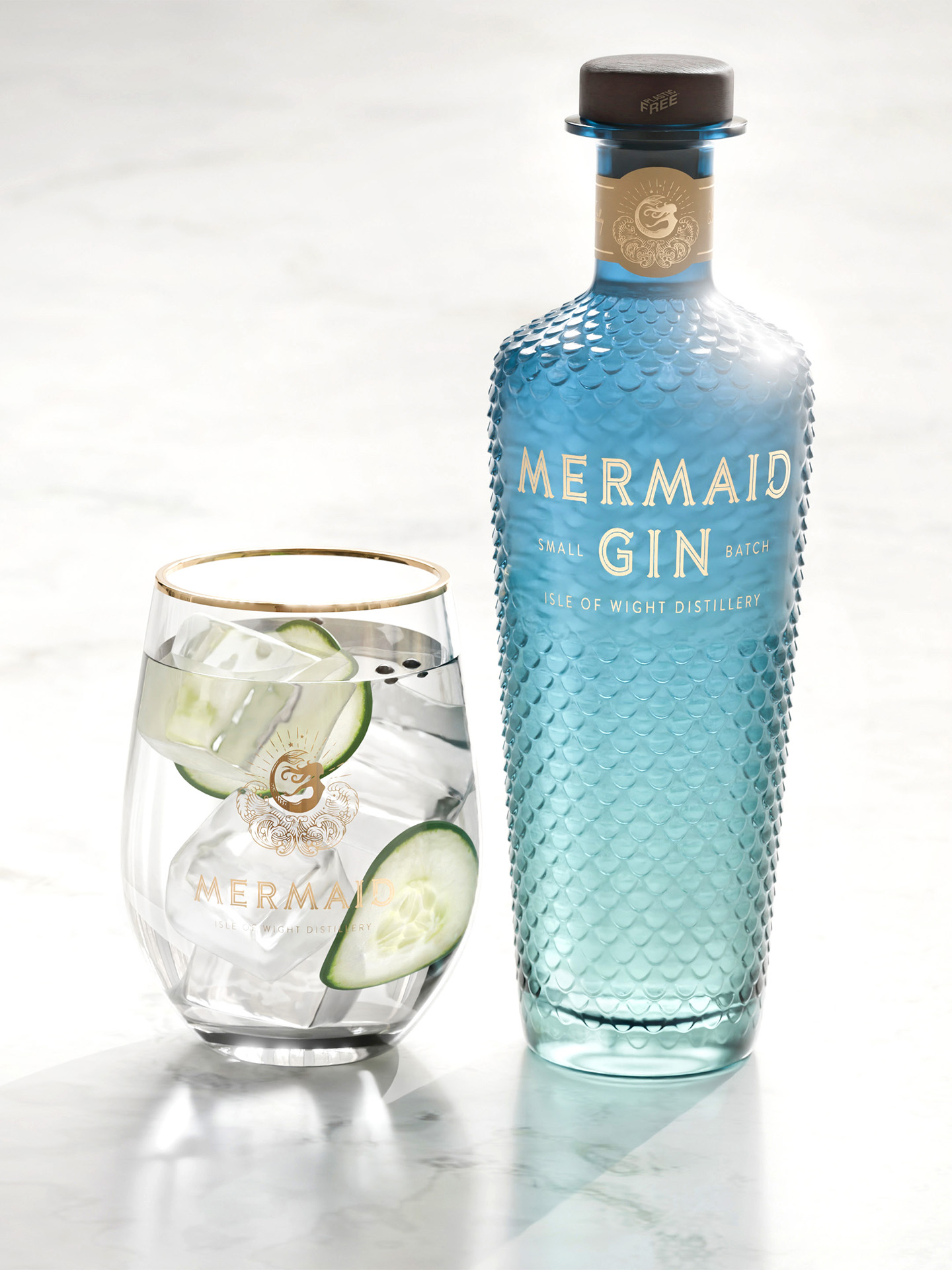 Mermaid Gin Marble